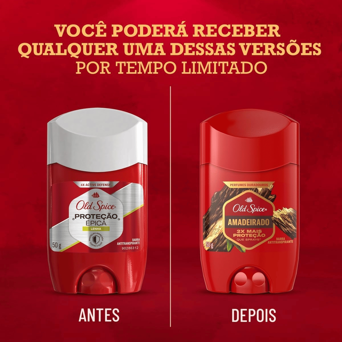Desodorante em Barra Old Spice Amadeirado 50g - Shopmano