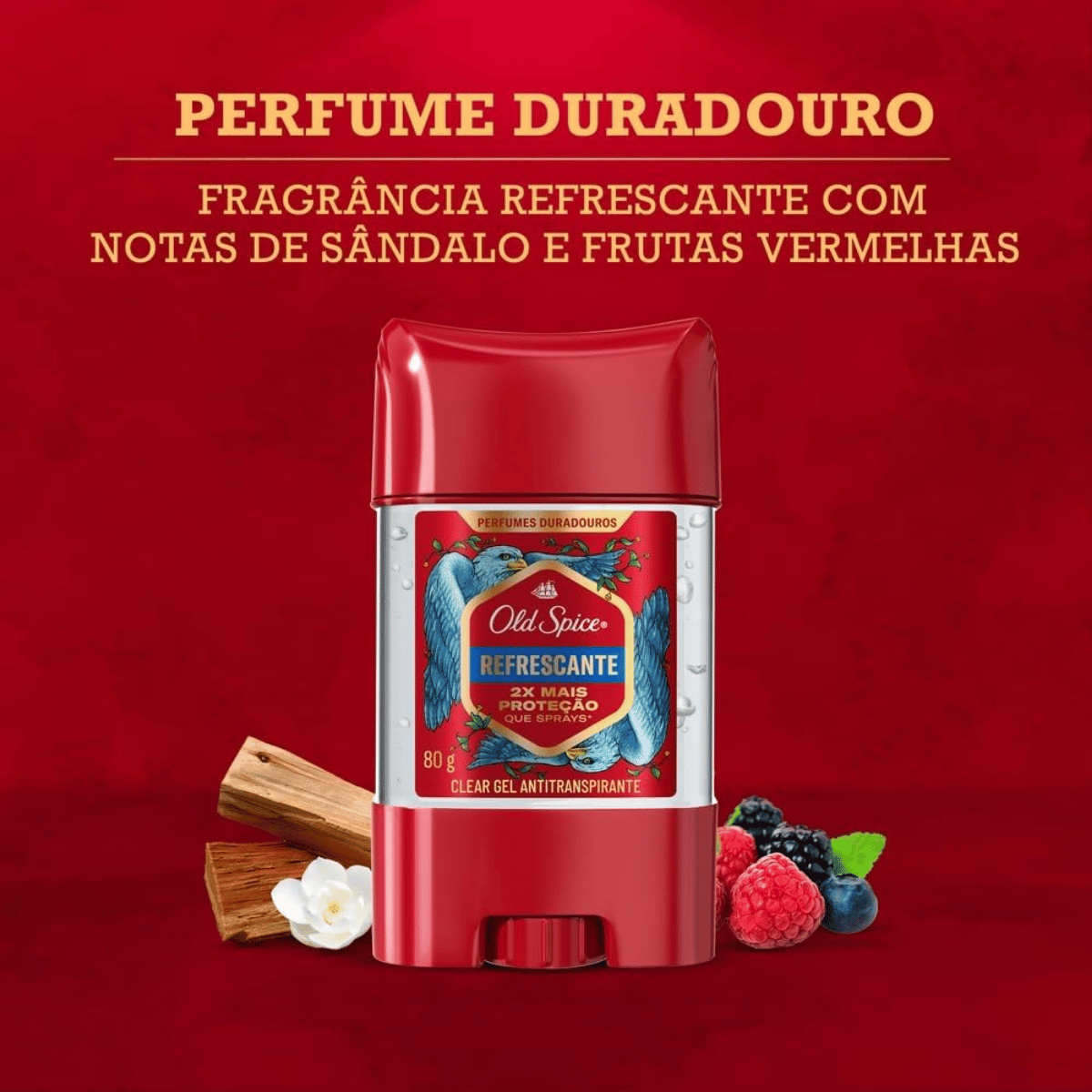 Desodorante Gel Old Spice Refrescante Masculino 80g - Shopmano