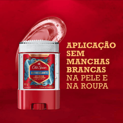 Desodorante Gel Old Spice Refrescante Masculino 80g - Shopmano