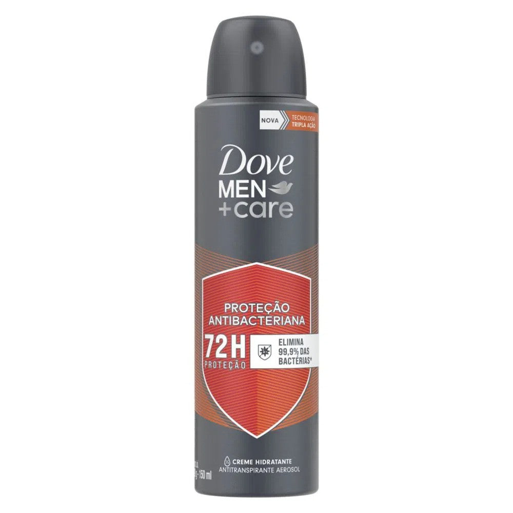 Desodorante Proteção Antibacteriana 72h Dove Men Care 150ml - Shopmano