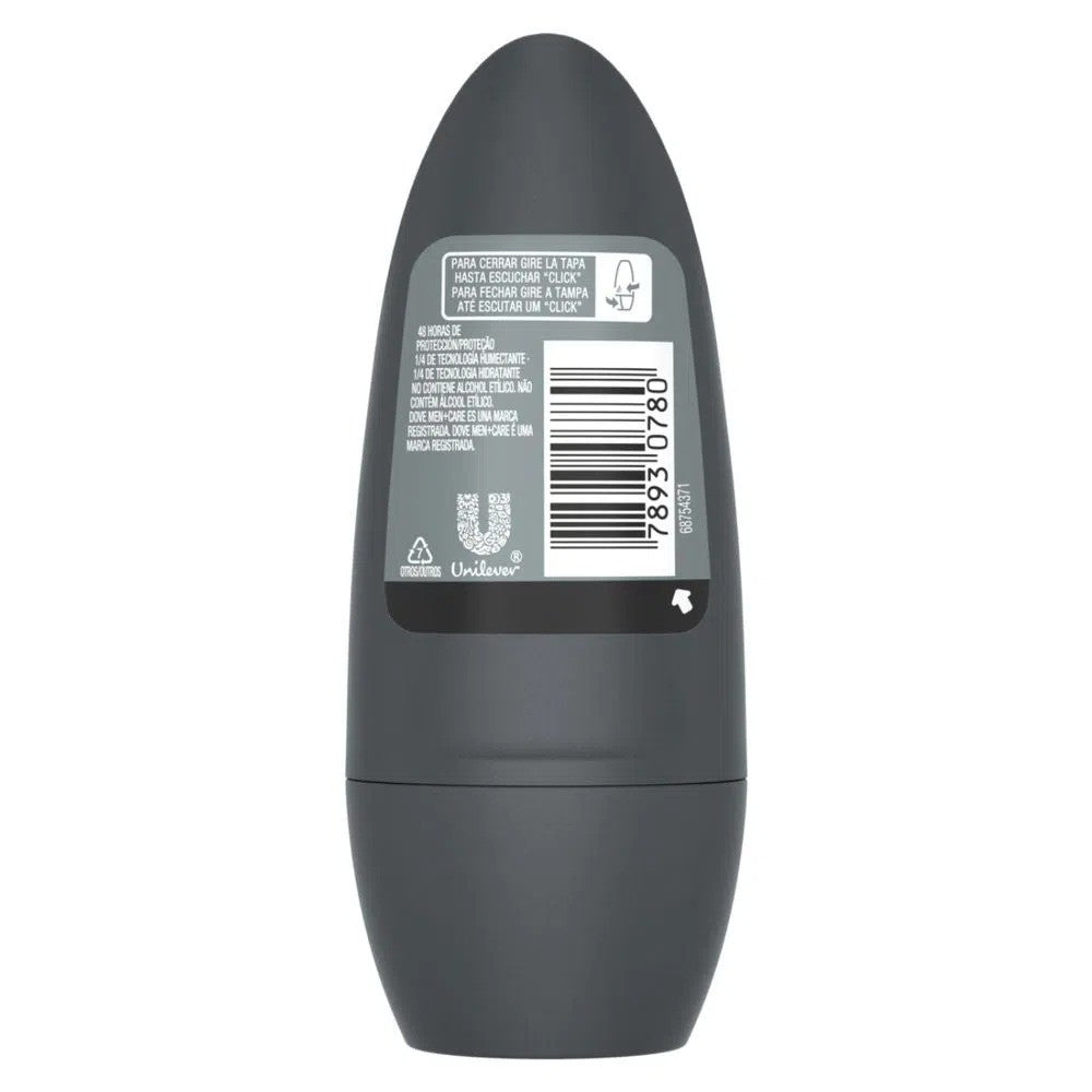 Desodorante Roll-On Sem Perfume 48h Dove Men Care 50ml - Shopmano