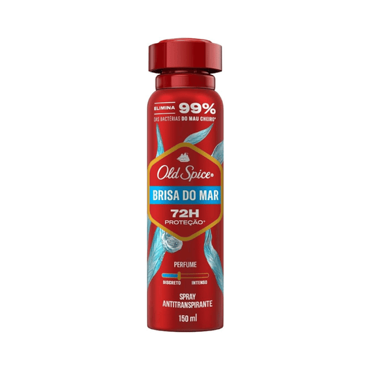 Desodorante Spray Old Spice Brisa do Mar Masculino 72h 150ml - Shopmano