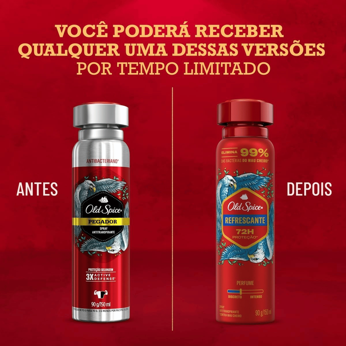 Desodorante Spray Old Spice Refrescante Masculino 72h 150ml - Shopmano
