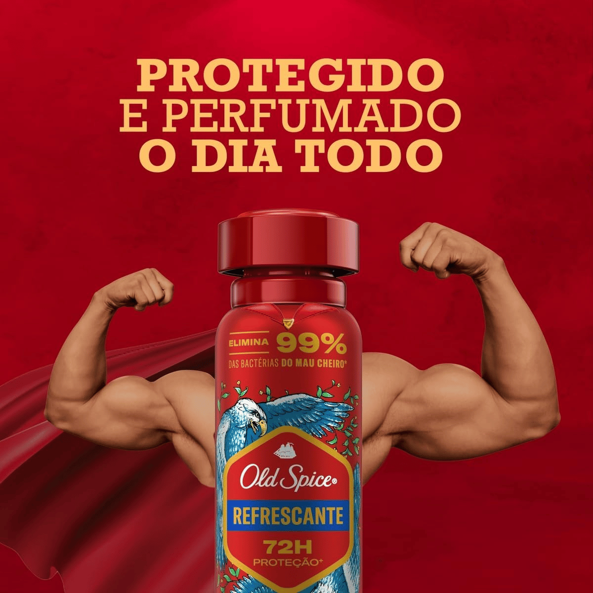 Desodorante Spray Old Spice Refrescante Masculino 72h 150ml - Shopmano