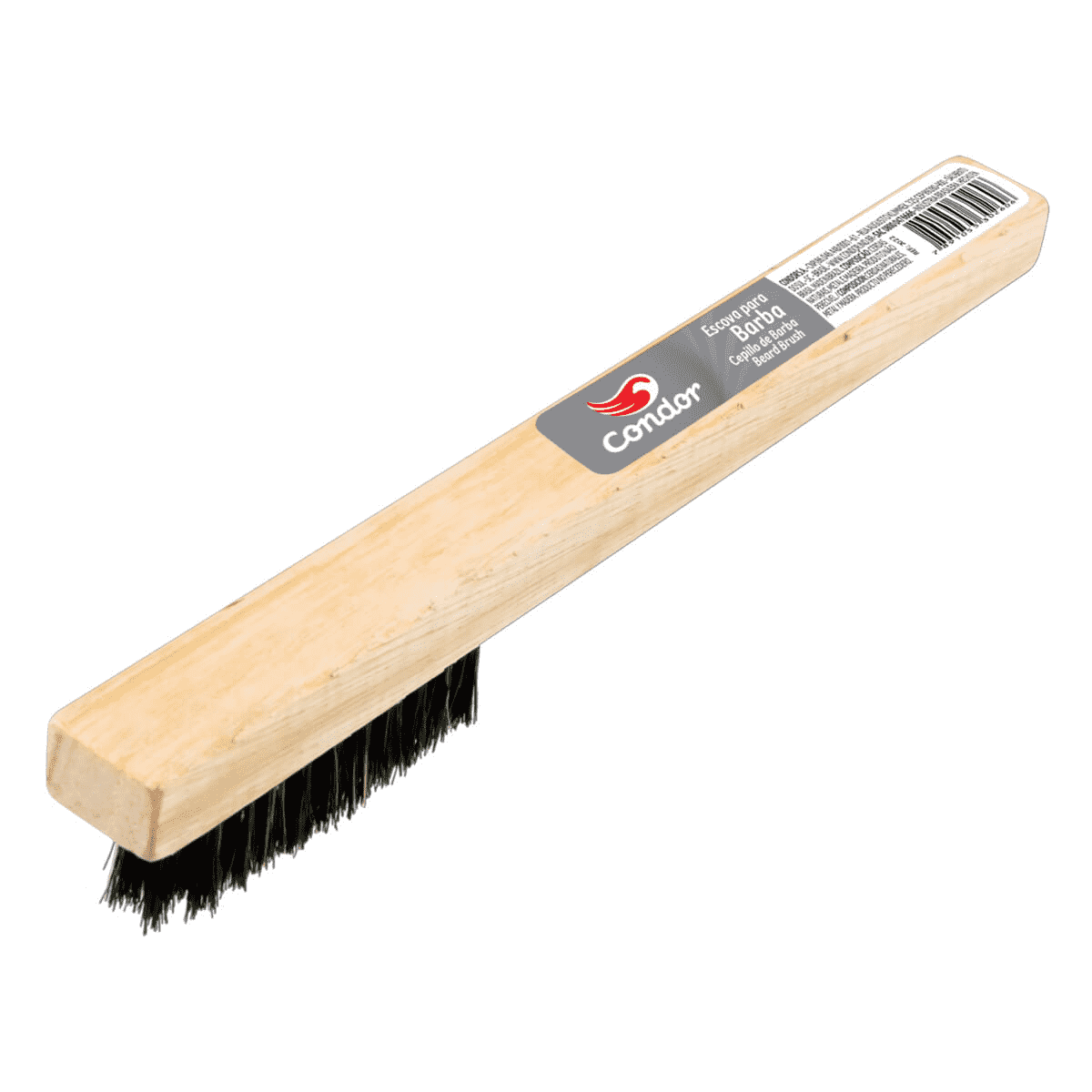 Escova de Madeira para Barba e Bigode Condor - Shopmano