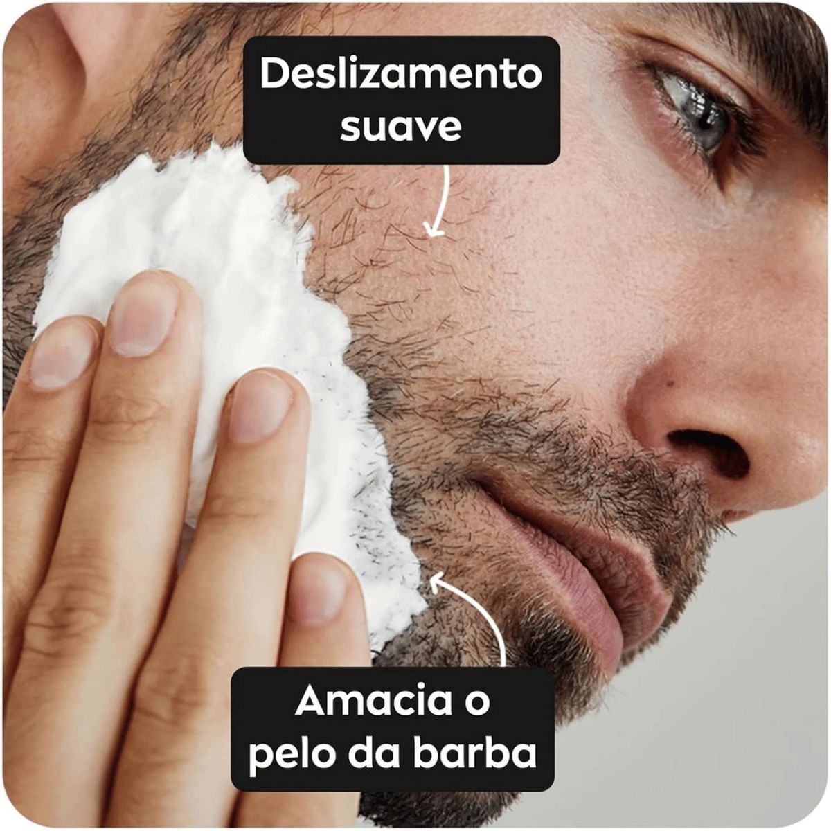 Espuma de Barbear Carvão Ativado Nivea Men Deep Suave 200ml - Shopmano