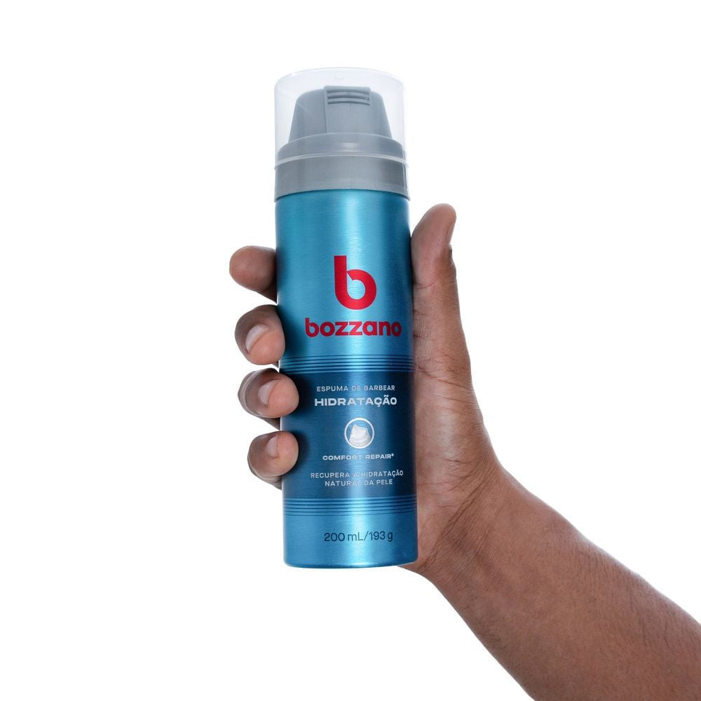 Espuma de Barbear Hidratação Bozzano 193g - Shopmano