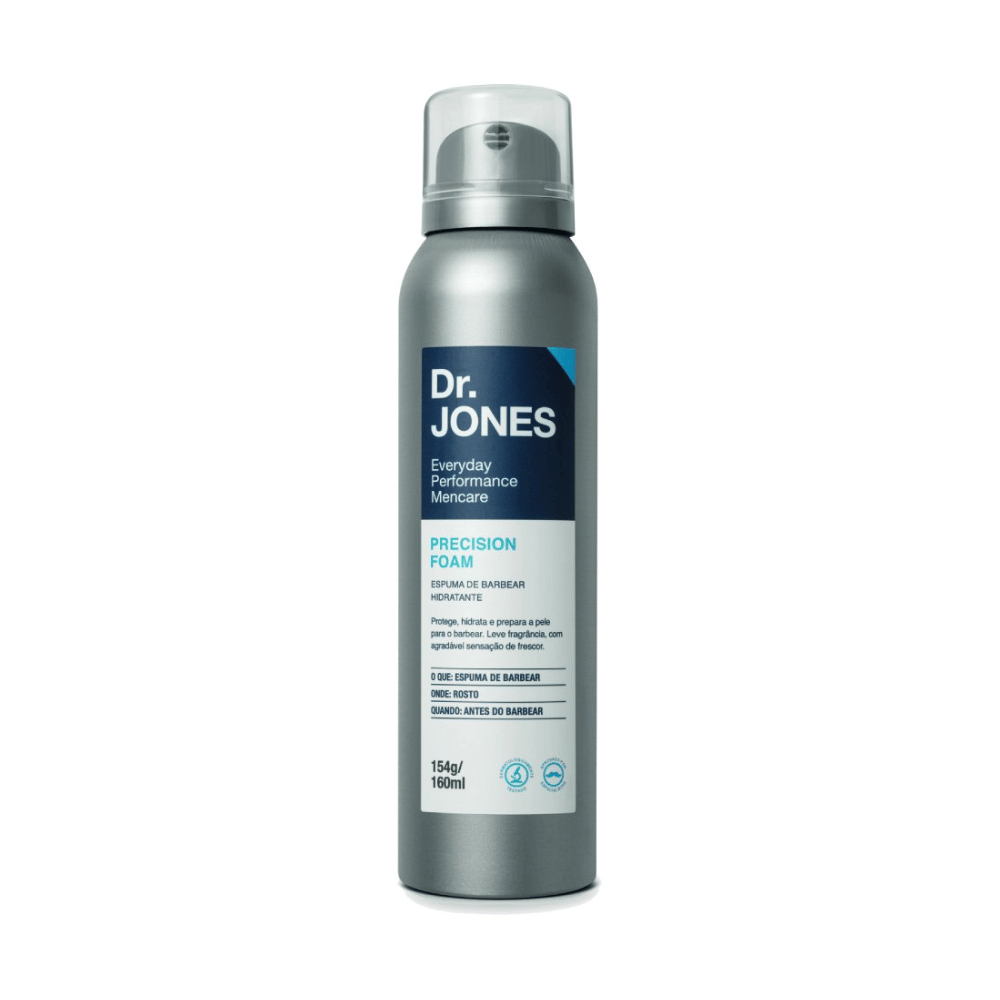 Espuma de Barbear Hidratante Precision Foam Dr. Jones 160ml - Shopmano