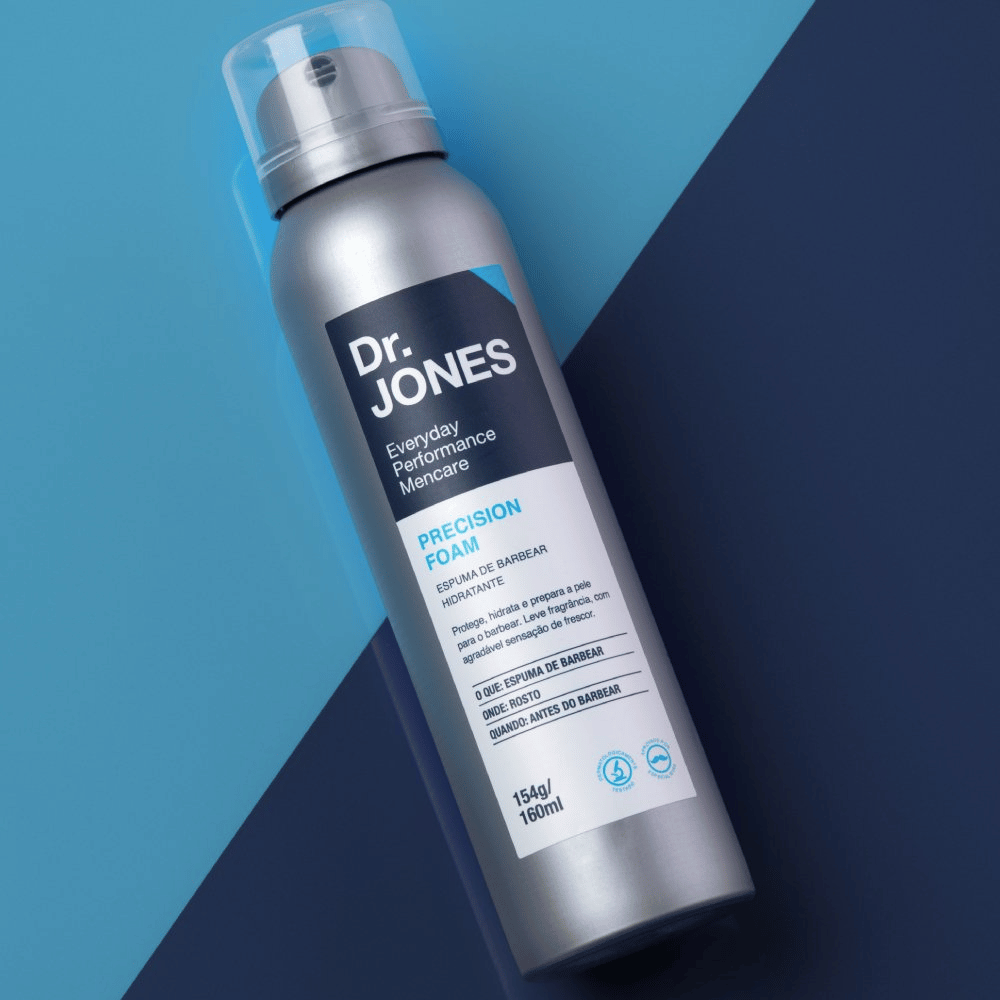 Espuma de Barbear Hidratante Precision Foam Dr. Jones 160ml - Shopmano