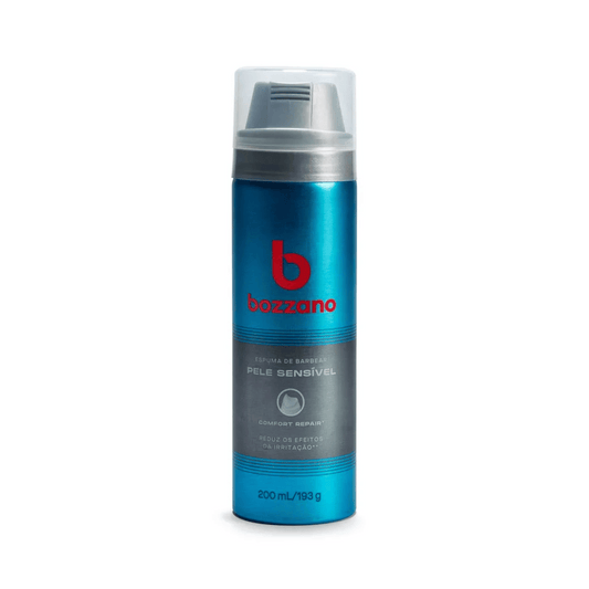 Espuma de Barbear Pele Sensível Bozzano 193g - Shopmano