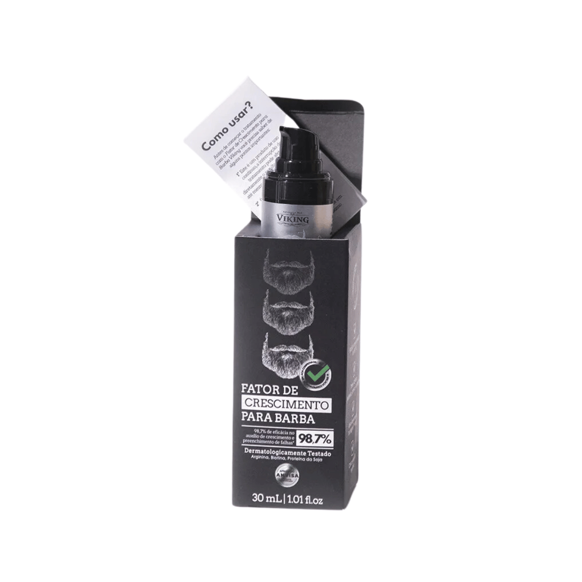 Fator de Crescimento para Barba Viking 30ml - Shopmano