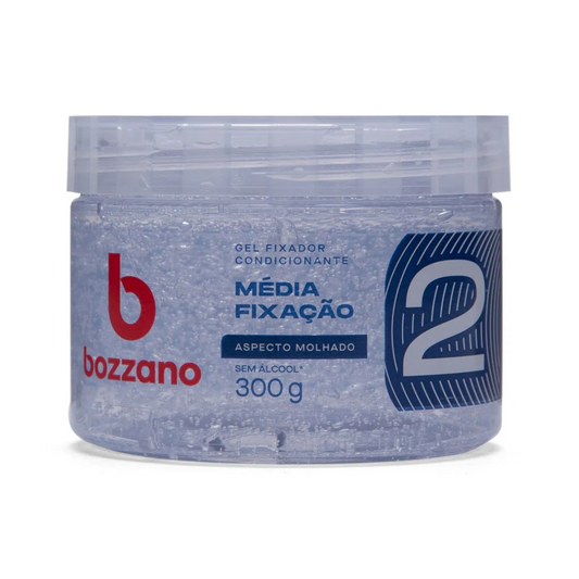 Gel Condicionador Efeito Molhado Média Fixação Bozzano 300g - Shopmano