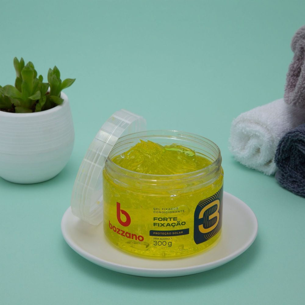 Gel Condicionador Proteção Solar Forte Fixação Bozzano 300g - Shopmano