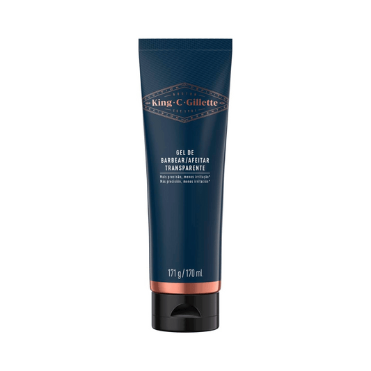 Gel de Barbear Transparente King C. Gillette 170ml - Shopmano
