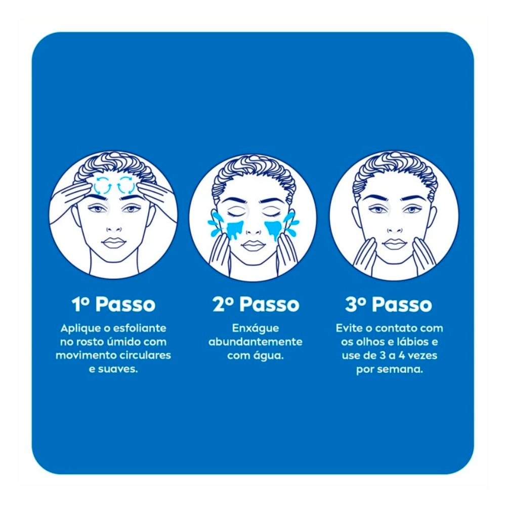 Gel Esfoliante Facial Nivea Refrescante 75g - Shopmano