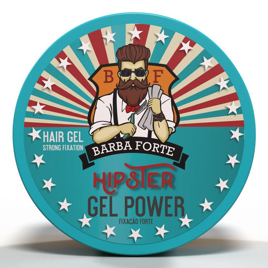 Gel Power Hipster Barba Forte 200g - Shopmano