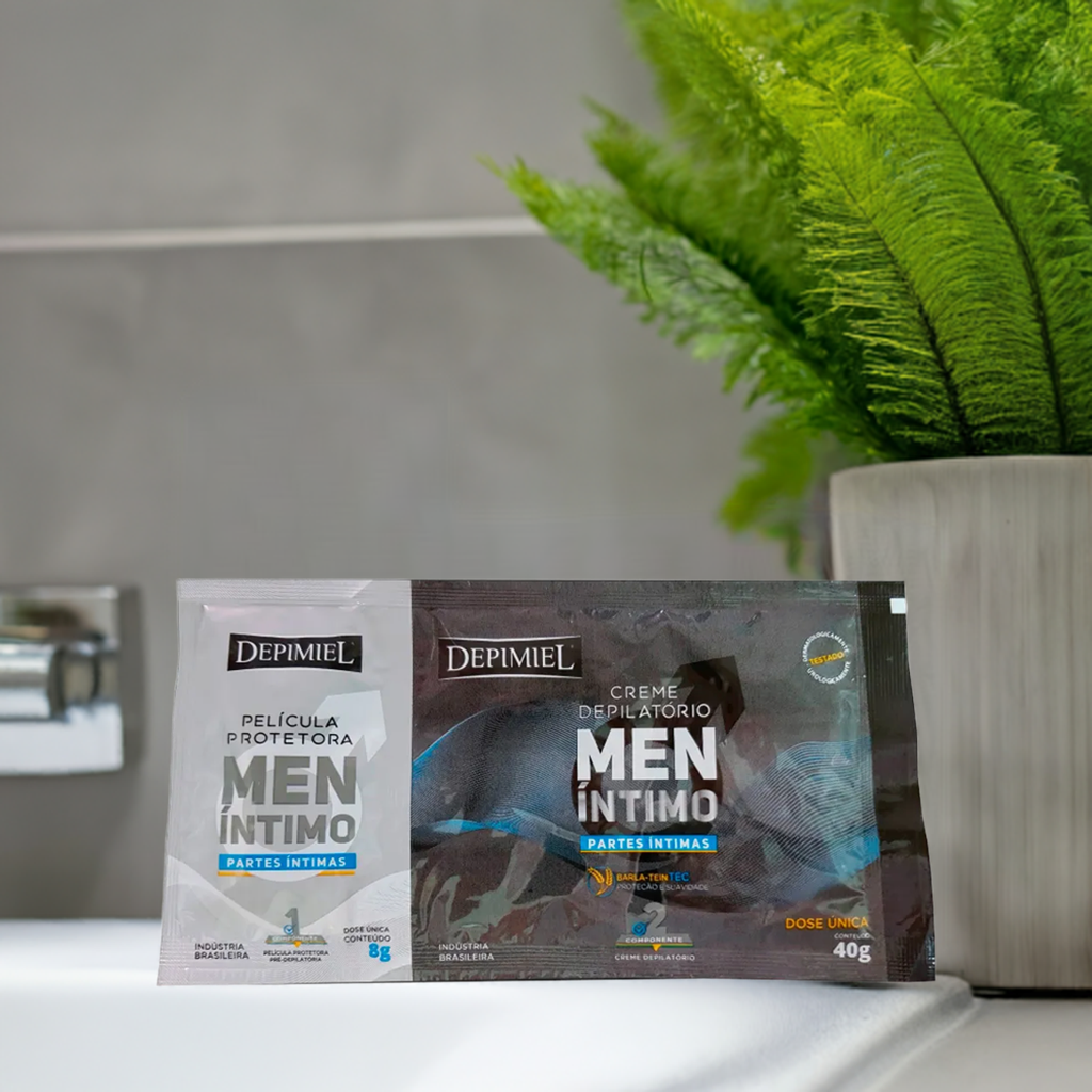 Creme Depilatório Íntimo Masculino Sachê Depimiel 48g