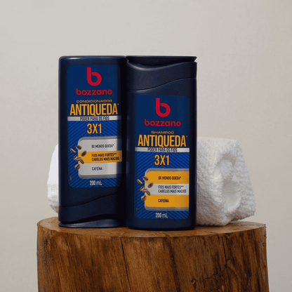 Kit Antiqueda Bozzano Shampoo e Condicionador 200ml - Shopmano