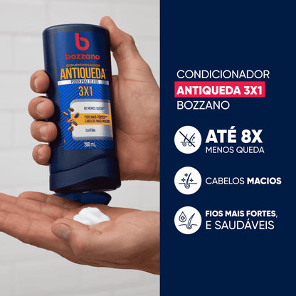 Kit Antiqueda Bozzano Shampoo e Condicionador 200ml - Shopmano