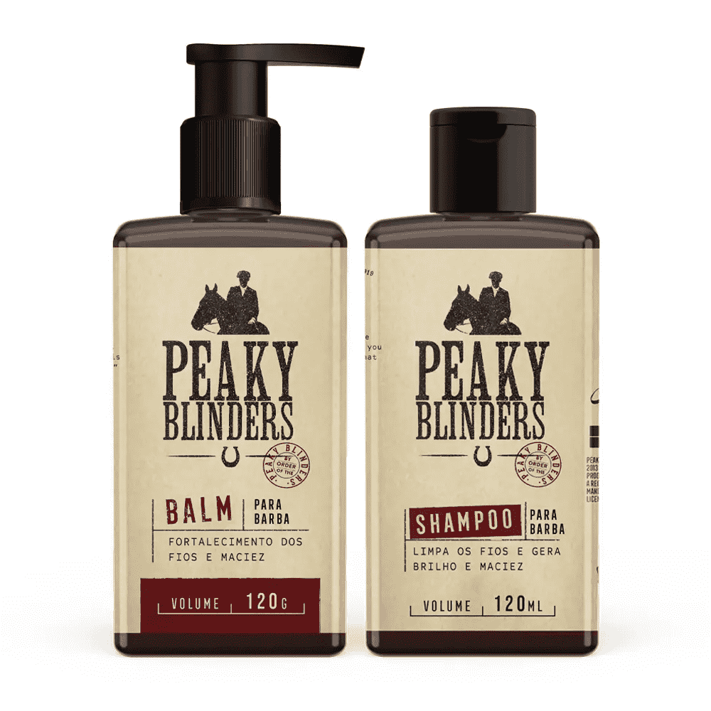 Kit Balm e Shampoo para Barba Peaky Blinders Don Alcides - Shopmano