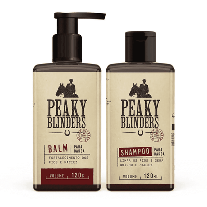 Kit Balm e Shampoo para Barba Peaky Blinders Don Alcides - Shopmano