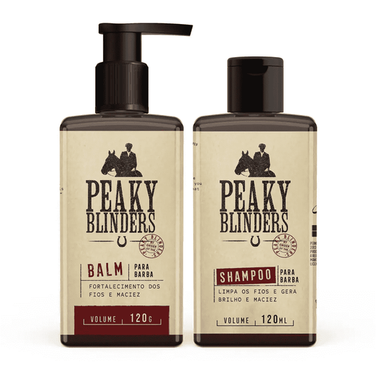 Kit Balm e Shampoo para Barba Peaky Blinders Don Alcides - Shopmano