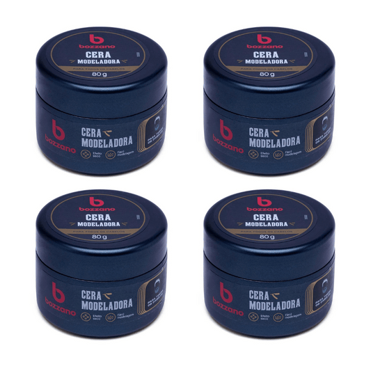 Kit Com 4 Ceras De Cabelo Bozzano Efeito Seco - Shopmano