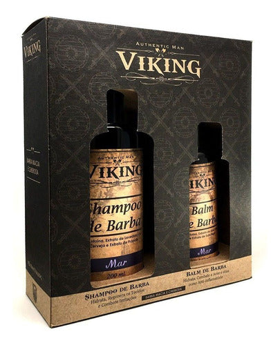 Kit de Barba Shampoo e Balm Mar Viking - Shopmano