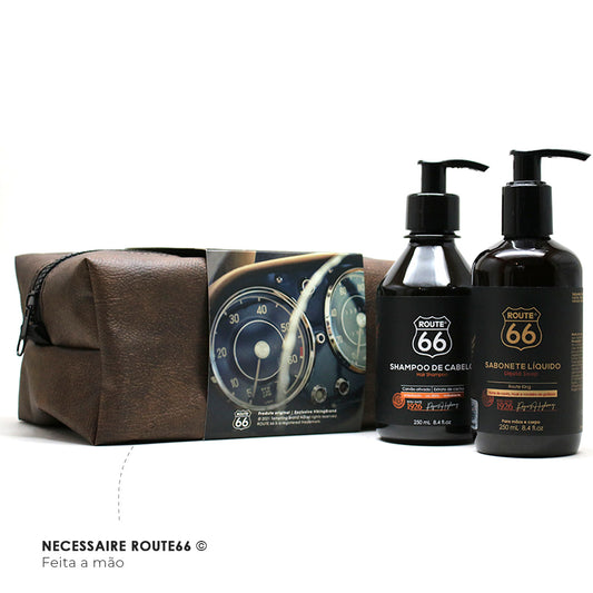 Kit Necessaire Shampoo E Sabonete Route King Route 66 Viking - Shopmano