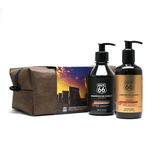 Kit Necessaire Shampoo E Sabonete San Bernadino Route 66 - Shopmano