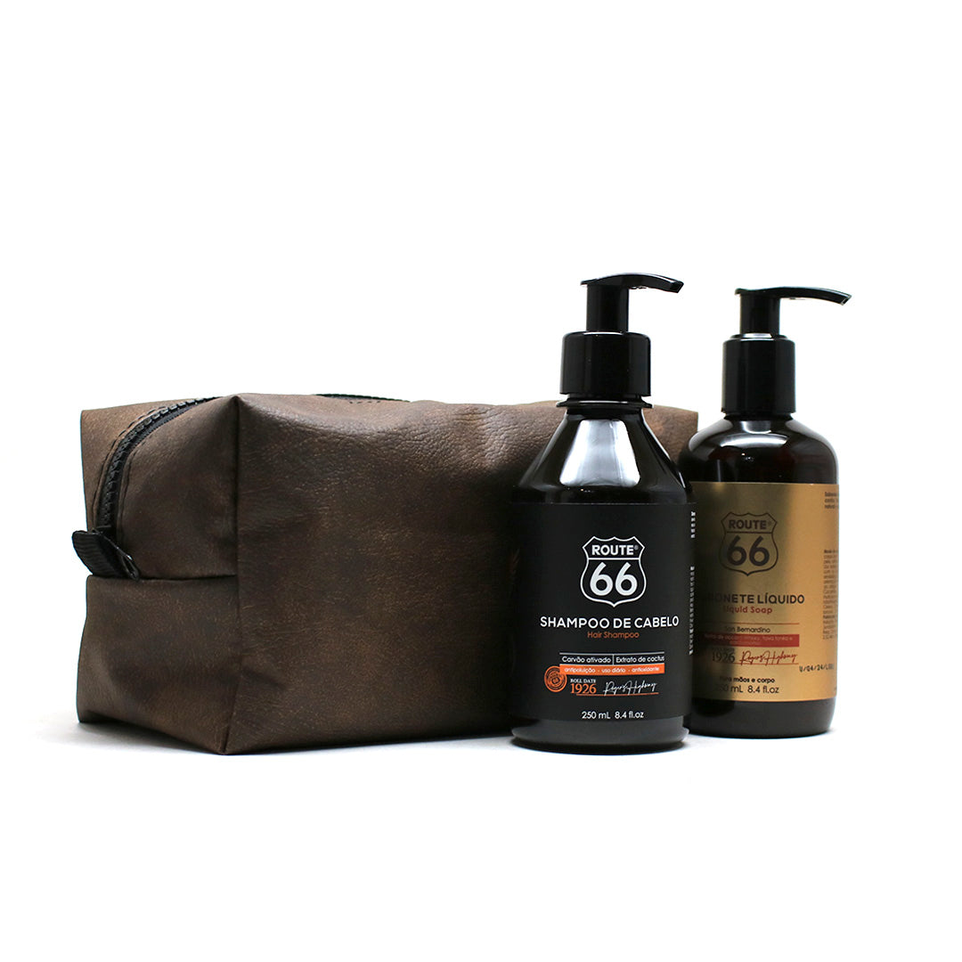 Kit Necessaire Shampoo E Sabonete San Bernadino Route 66 - Shopmano