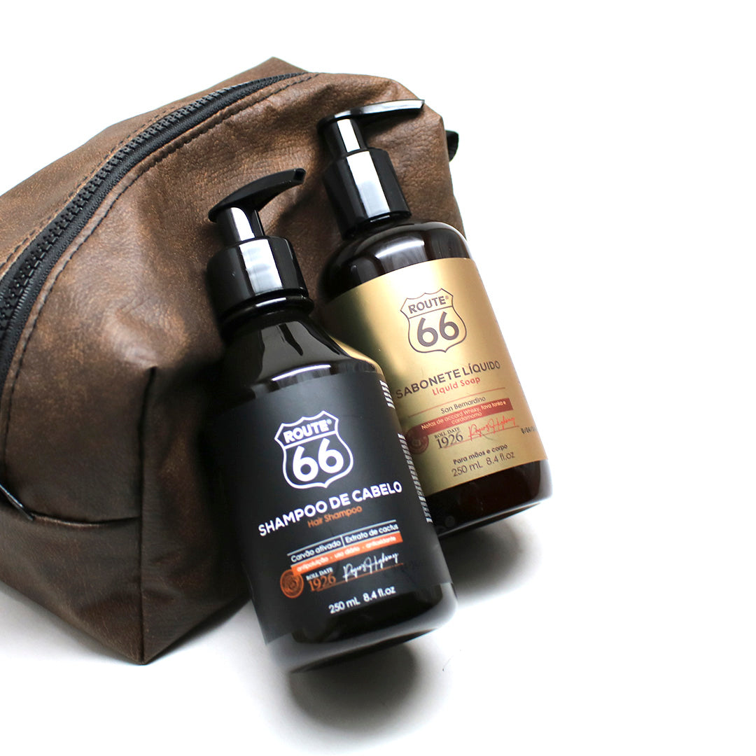 Kit Necessaire Shampoo E Sabonete San Bernadino Route 66 - Shopmano
