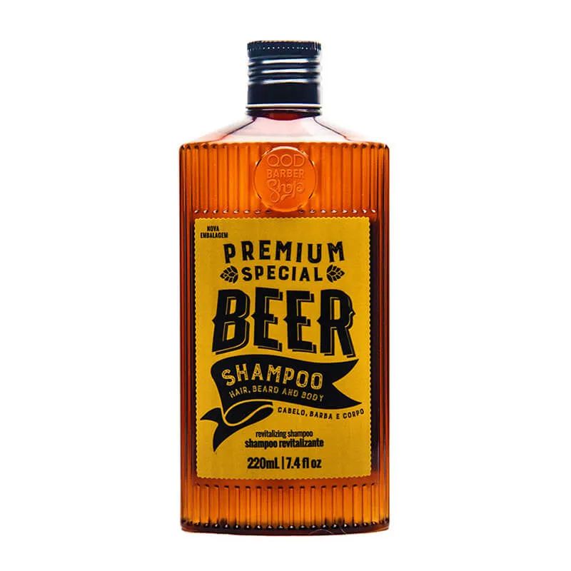 Kit Shampoo Special Beer + Pomada Killer QOD Barber Shop - Shopmano