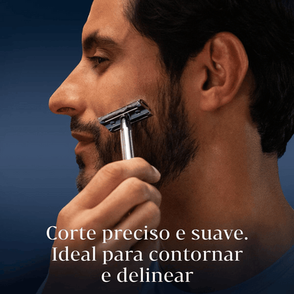 Lâminas Para Barbeador King C. Gillette Platinum Duplo Fio 10 Un - Shopmano
