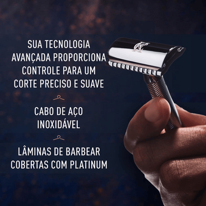 Lâminas Para Barbeador King C. Gillette Platinum Duplo Fio 10 Un - Shopmano