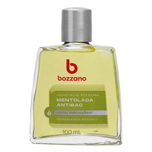 Loção Facial Pós Barba Mentolada Bozzano 100ml - Shopmano