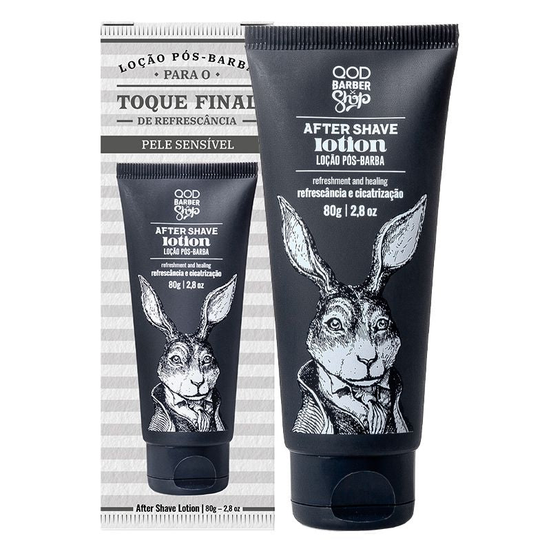 Loção Pós Barba para Refrescância e Cicatrização QOD 80g - Shopmano