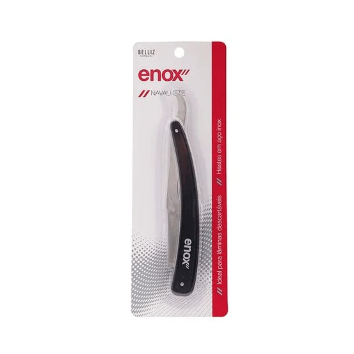 Navalhete para Barbear Aço Inoxidável Enox 748 - Shopmano