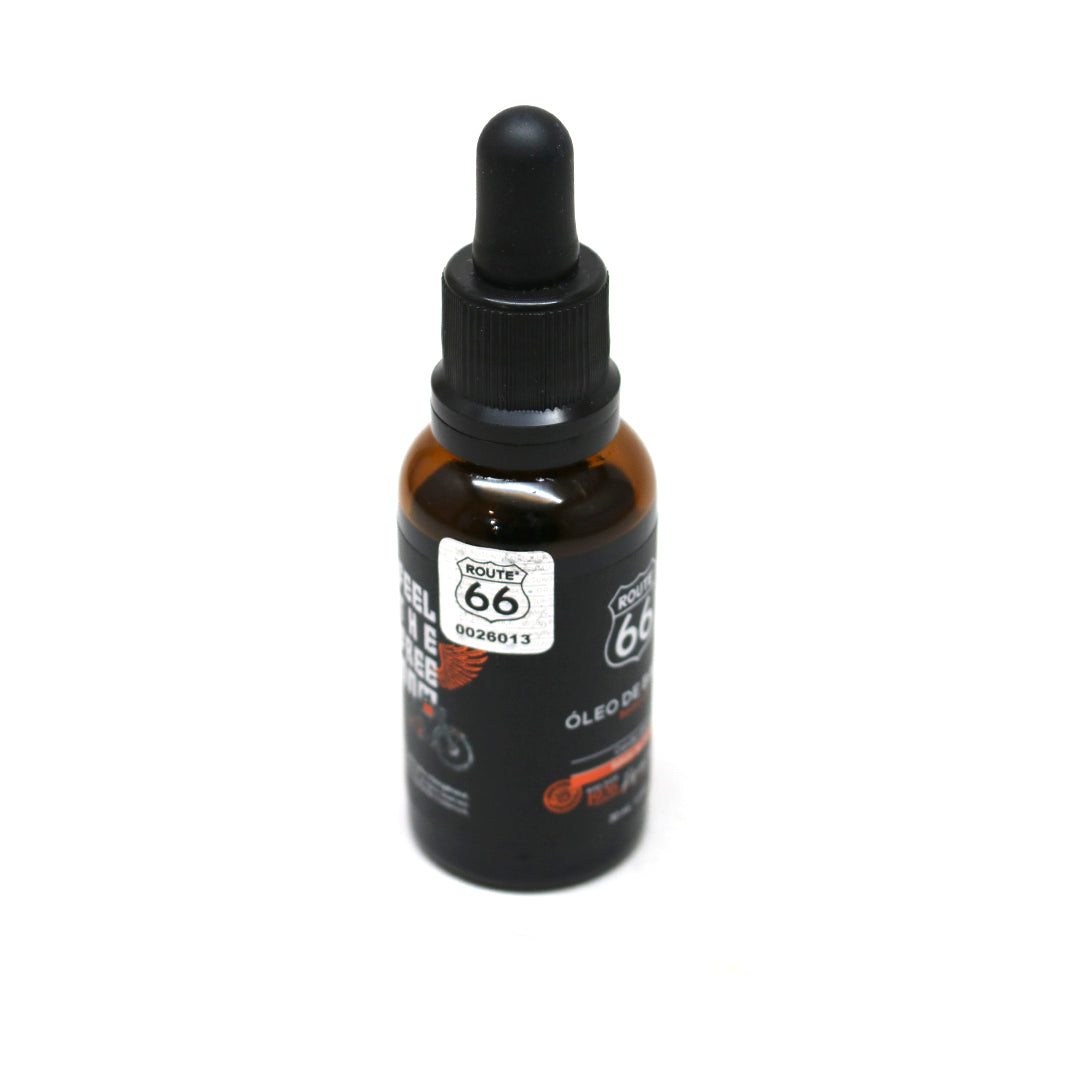 Óleo de Barba Carvão Ativado Route 66 Viking 30ml - Shopmano