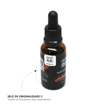 Óleo de Barba Carvão Ativado Route 66 Viking 30ml - Shopmano