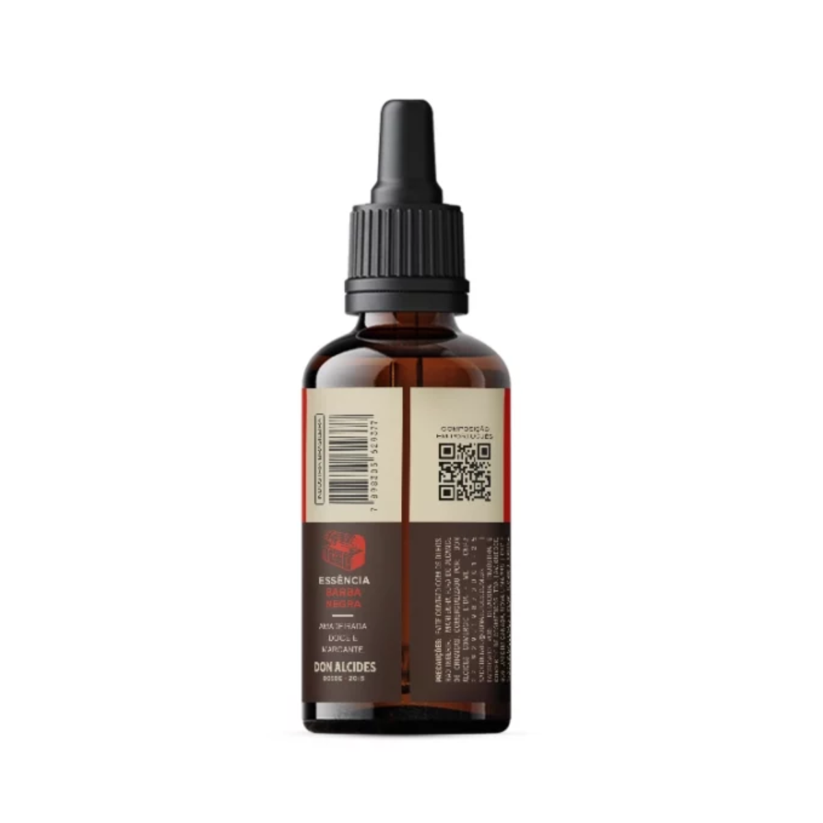 Óleo para Barba Barba Negra Don Alcides 25ml - Shopmano
