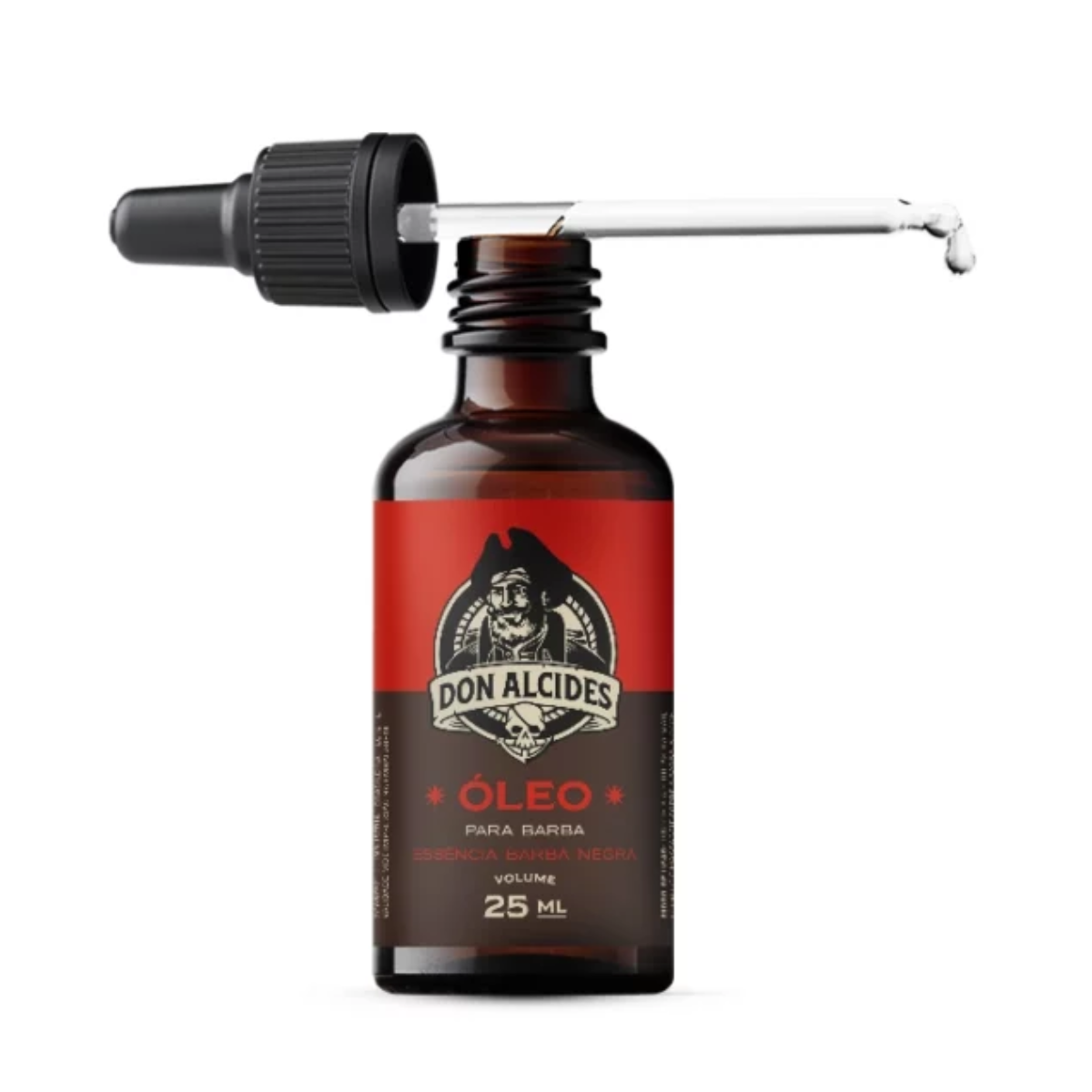 Óleo para Barba Barba Negra Don Alcides 25ml - Shopmano