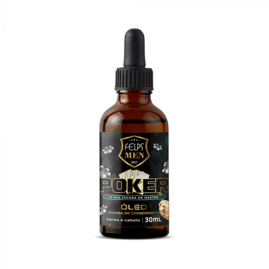 Óleo Para Barba Poker Felps Men 30ml - Shopmano