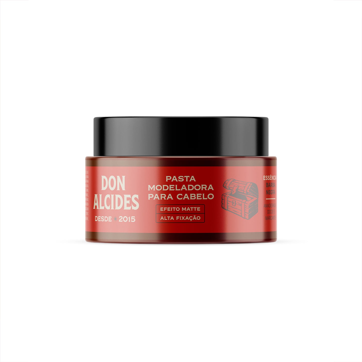 Pasta Modeladora de Cabelo Matte Barba Negra Don Alcides 80g - Shopmano