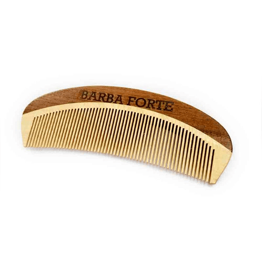 Pente De Barba Em Madeira Artesanal Barba Forte Pt002 - Shopmano