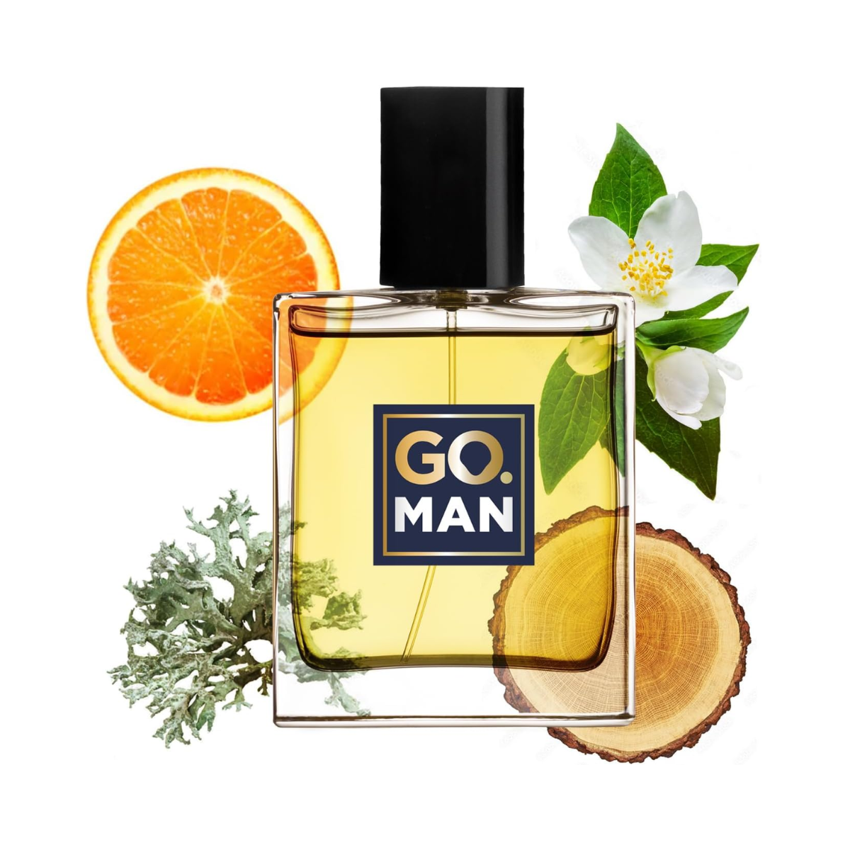 Perfume Go Man Eau de Parfum Amadeirado Fresco 50ml - Shopmano
