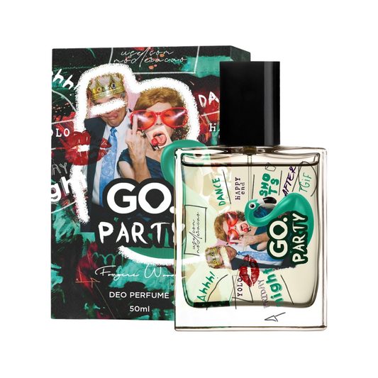 Perfume Go Man Party Amadeirado Ambarado Eau de Parfum 50ml - Shopmano