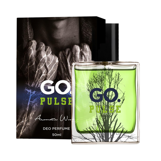 Perfume Go Man Pulse Amadeirado Aromático Eau de Parfum 50ml - Shopmano