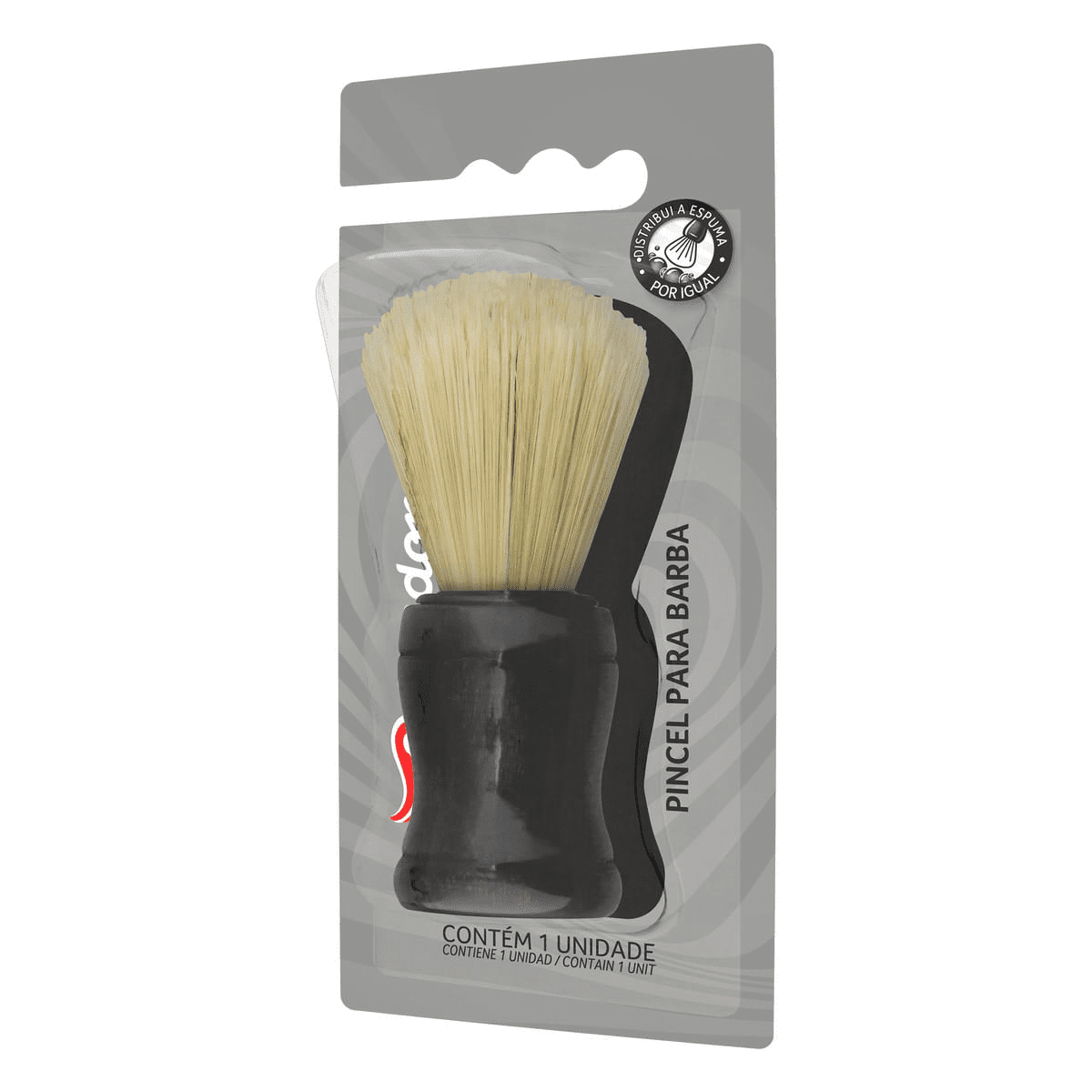 Pincel de Barba com Cerdas Mistas Condor SM 3050 - Shopmano