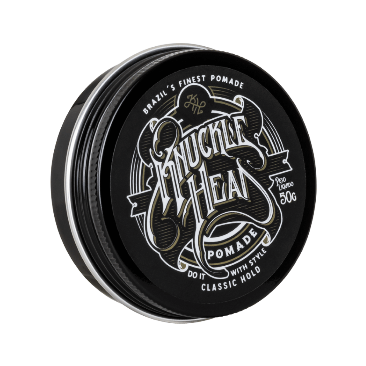 Pomada Modeladora Efeito Brilho Classic Knucklehead 50g - Shopmano